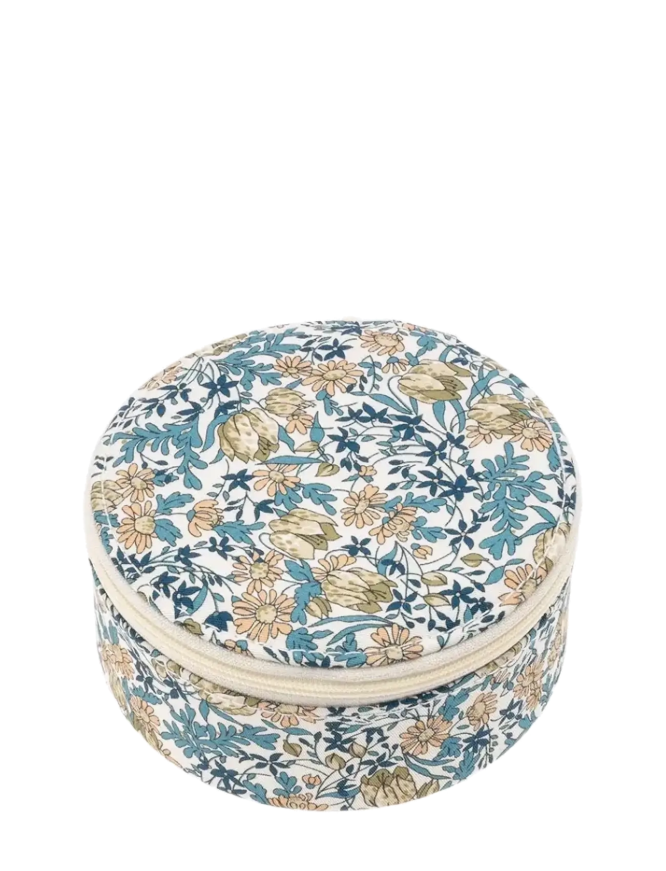Bon Dep Jewlery box round in liberty print - Jõulukingid naistele - BLUE / blue