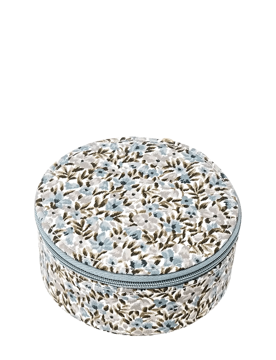 Bon Dep - Jewelry box round mw Liberty Rhea - smyckeskrin - blue - 0