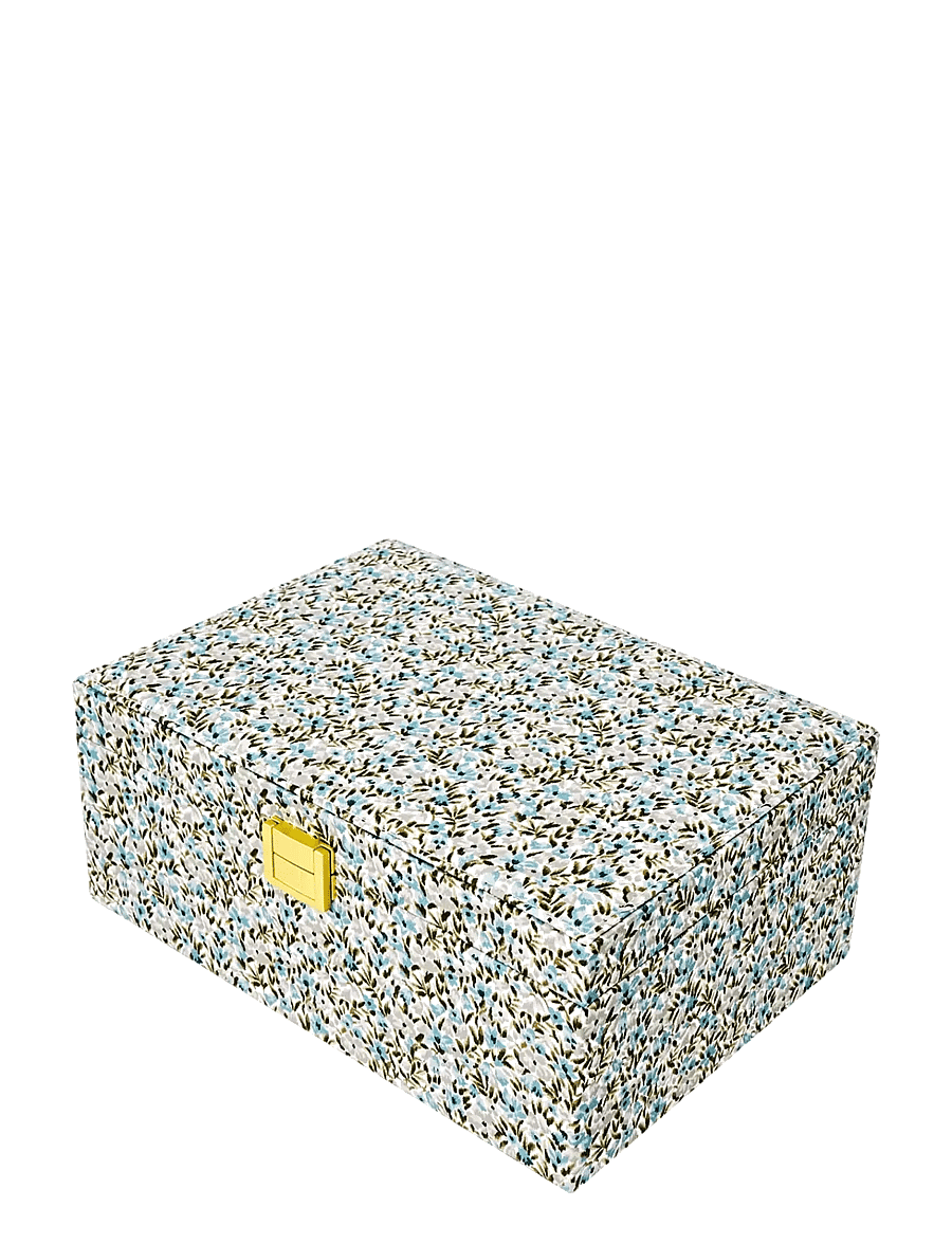 Bon Dep - Jewelry box square mw Liberty Rhea - smyckeskrin - red - 0