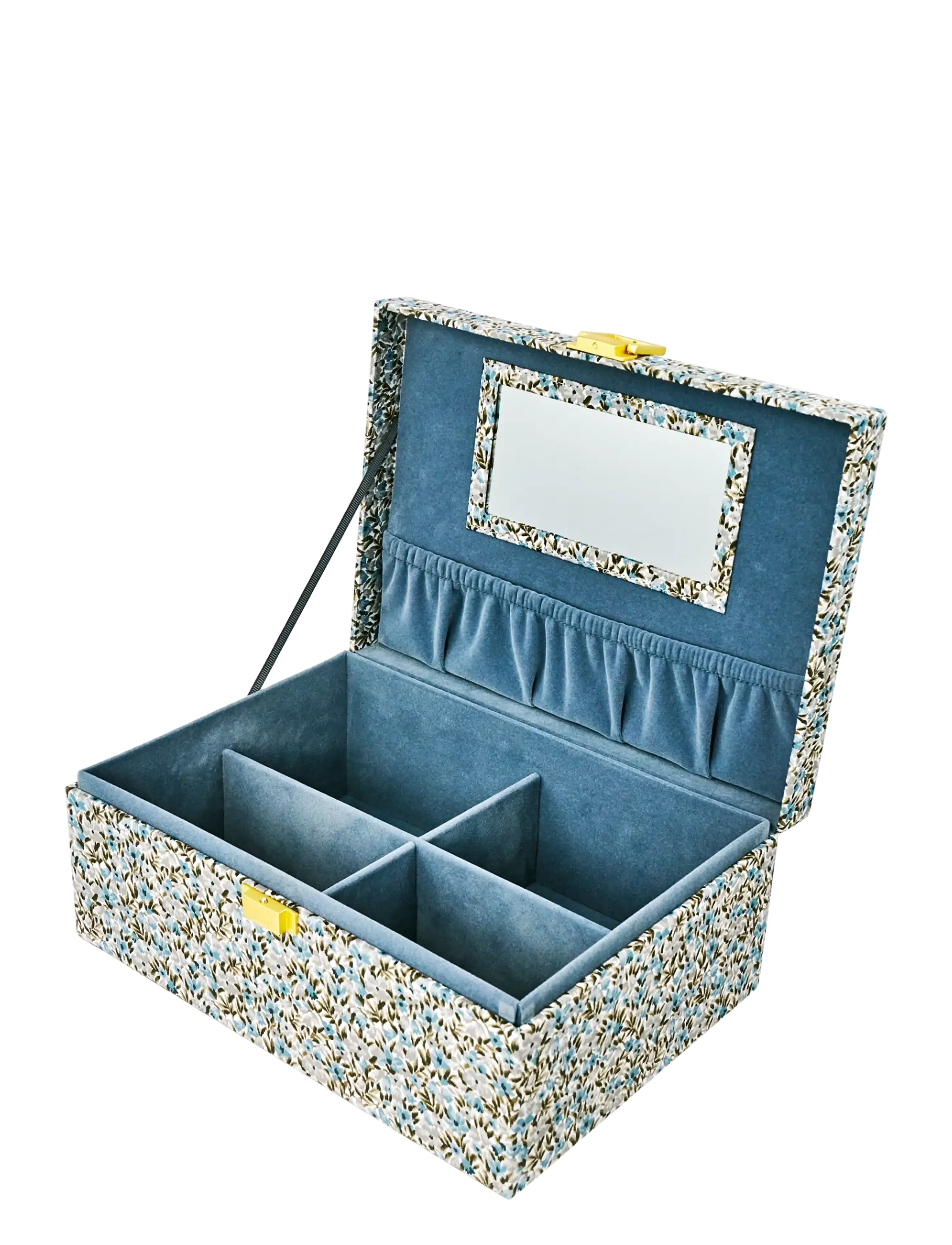 Bon Dep - Jewelry box square mw Liberty Rhea - smyckeskrin - red - 2