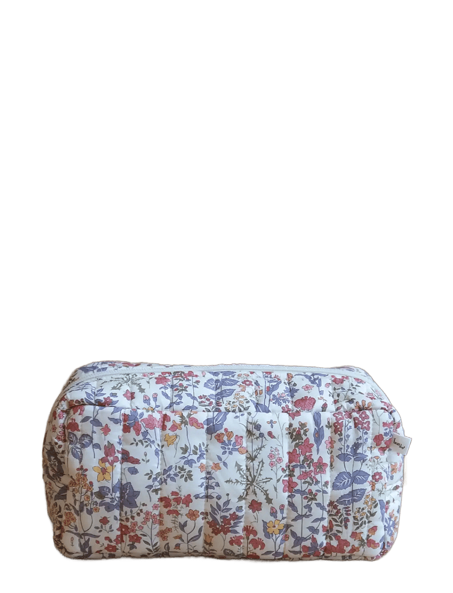 Bon Dep - Pouch XS square mw Liberty Field Flowers - alltags-style - pink - 2