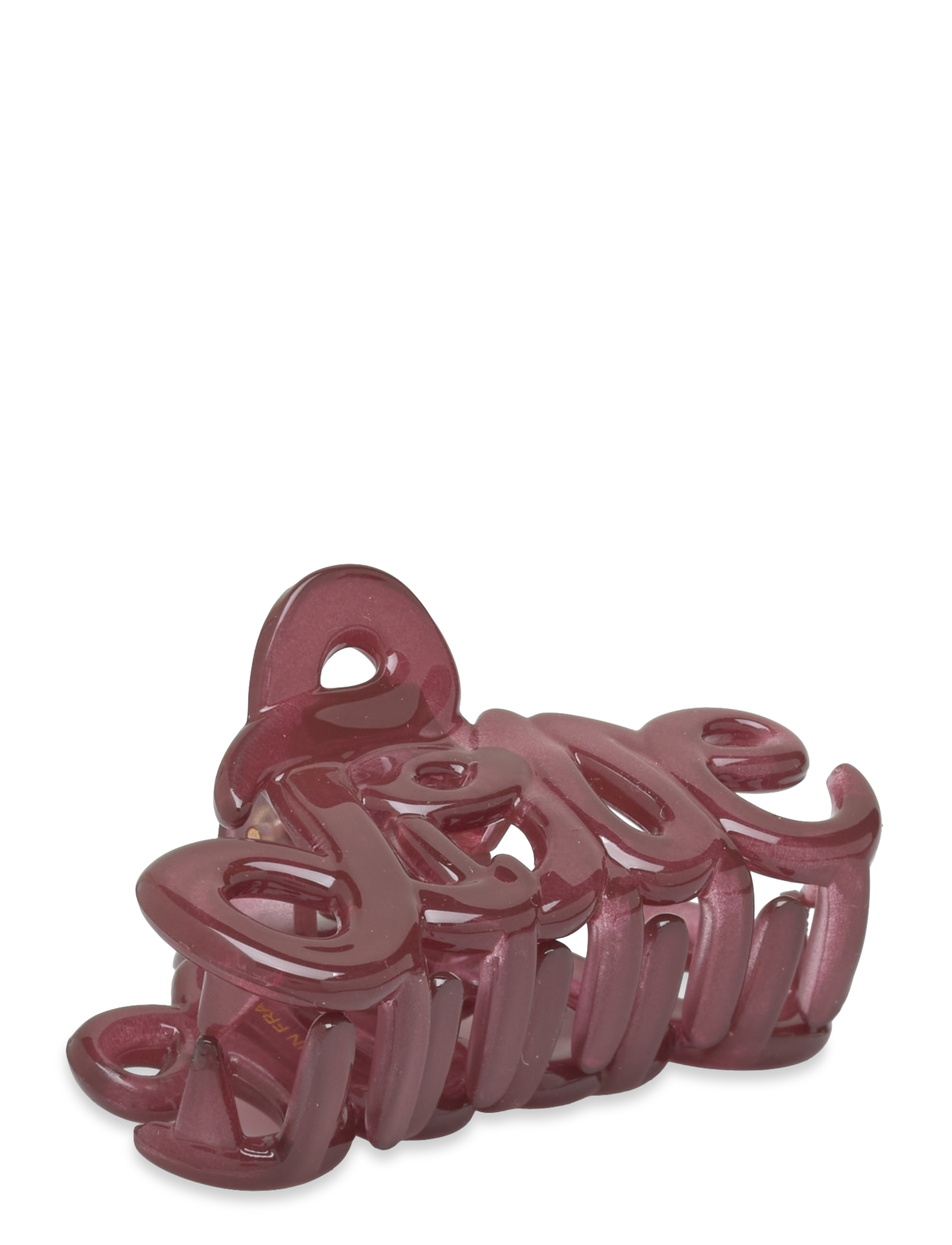 Bon Dep - Hair Claw LOVE - matu sprādzes - aubergine - 2