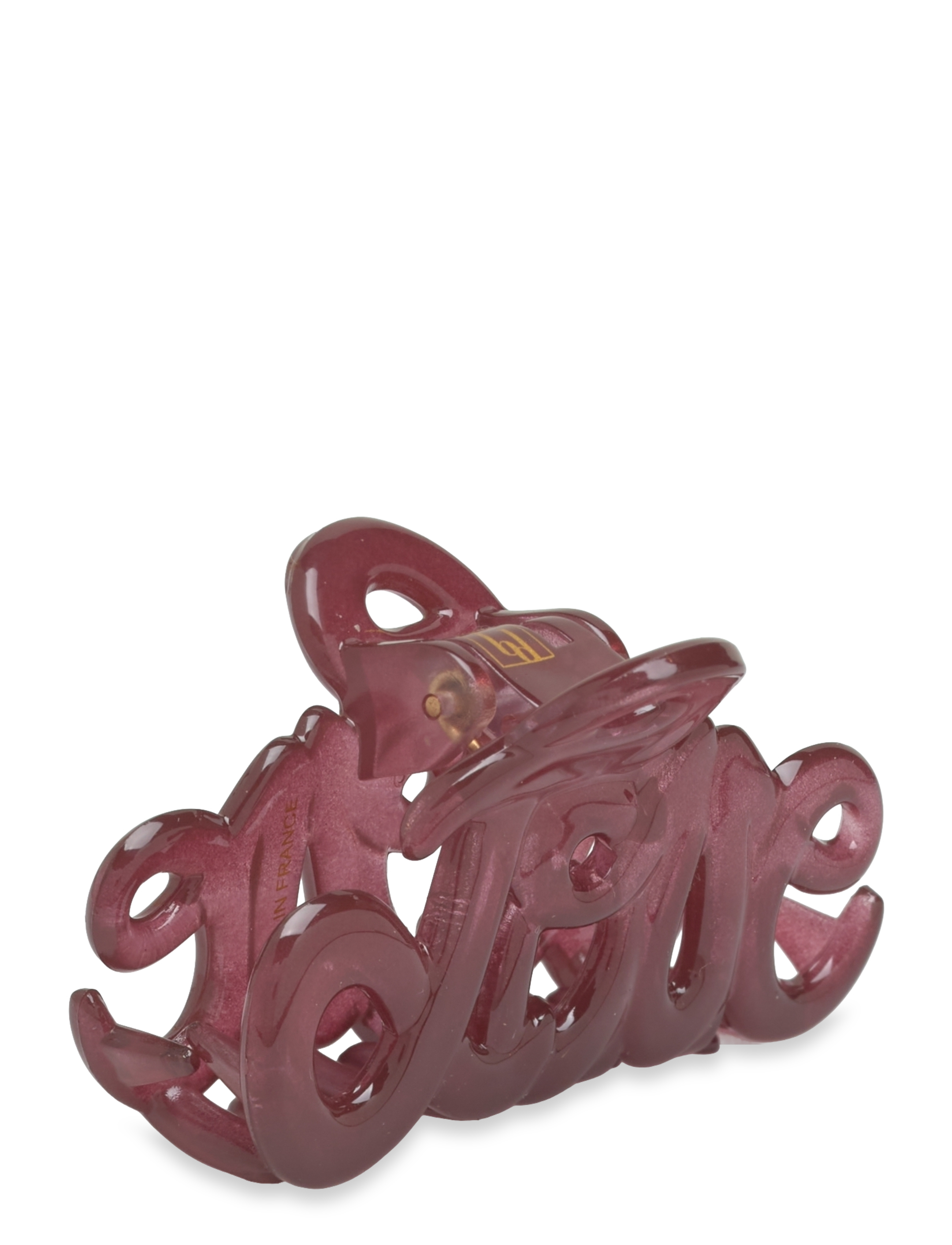 Bon Dep - Hair Claw LOVE - matu sprādzes - aubergine - 3