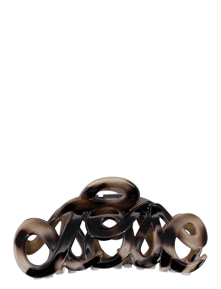 Bon Dep - Love claw 8cm Horn light - hårklämmor - brown - 1