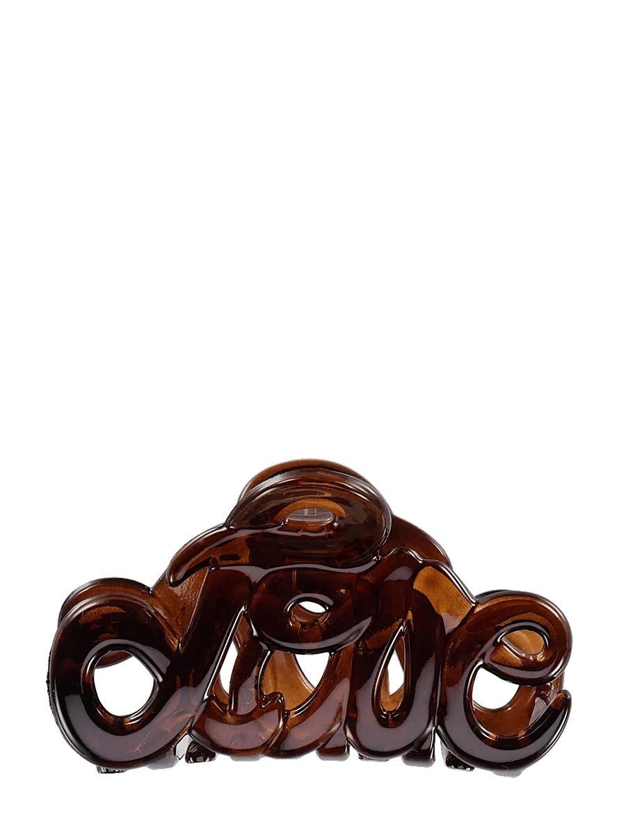 Bon Dep - Love claw 5cm Horn - hårklämmor - brown - 0