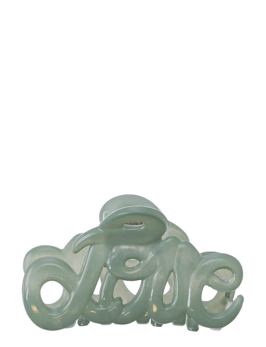 Bon Dep - Love claw 5cm Water Green - hårklämmor - green - 0