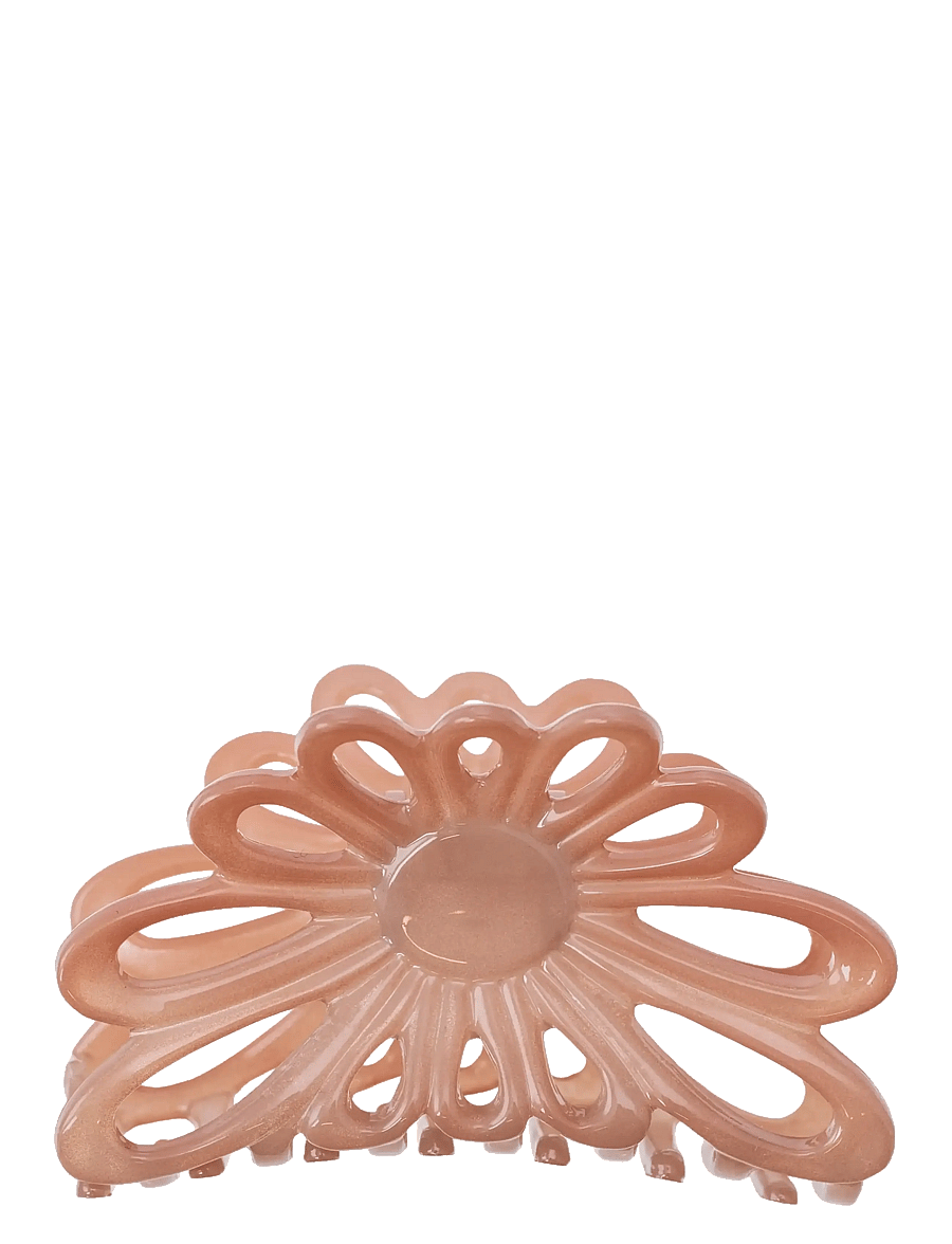 Bon Dep - Flower claw 8cm Pink - hårklämmor - pink - 0