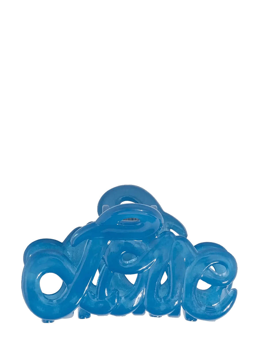 Bon Dep - Love claw 5cm Azure Blue - hårklämmor - blue - 0