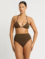 Bond-Eye - Palmer Brief Cocoa Lurex - high waist bikini bottoms - cocoa lurex - 2
