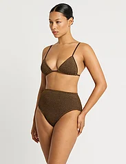 Bond-Eye - Palmer Brief Cocoa Lurex - high waist bikini bottoms - cocoa lurex - 3