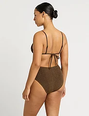 Bond-Eye - Palmer Brief Cocoa Lurex - high waist bikini bottoms - cocoa lurex - 4
