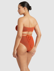 Bond-Eye - Palmer Brief Cocoa Lurex - high waist bikini bottoms - coral lurex - 8