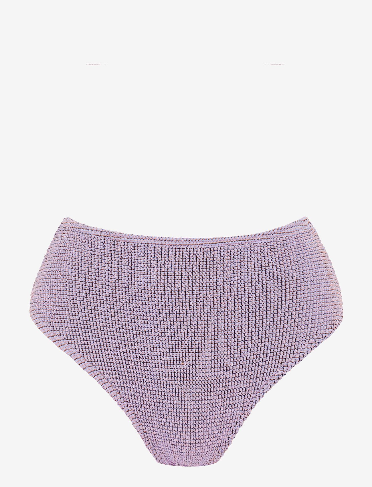 Bond-Eye - Palmer Brief Cocoa Lurex - bikinitrosor med hög midja - lavender lurex - 0
