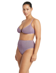 Bond-Eye - Palmer Brief Cocoa Lurex - high waist bikini bottoms - lavender lurex - 7