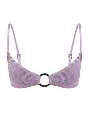 Bond-Eye - Ring Lissio Crop Cocoa Lurex - triangle bikini - lavender lurex - 0