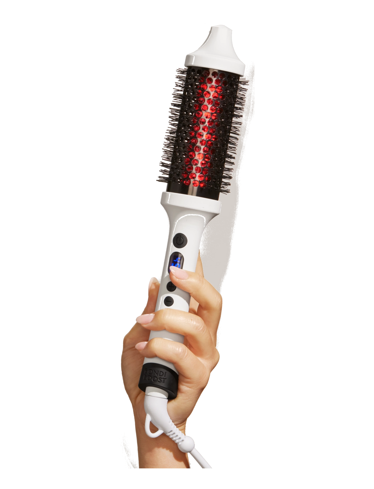 Bondi Boost Infrared Bounce Brush, Varmebørste, Hvid, Str: 1 PCS