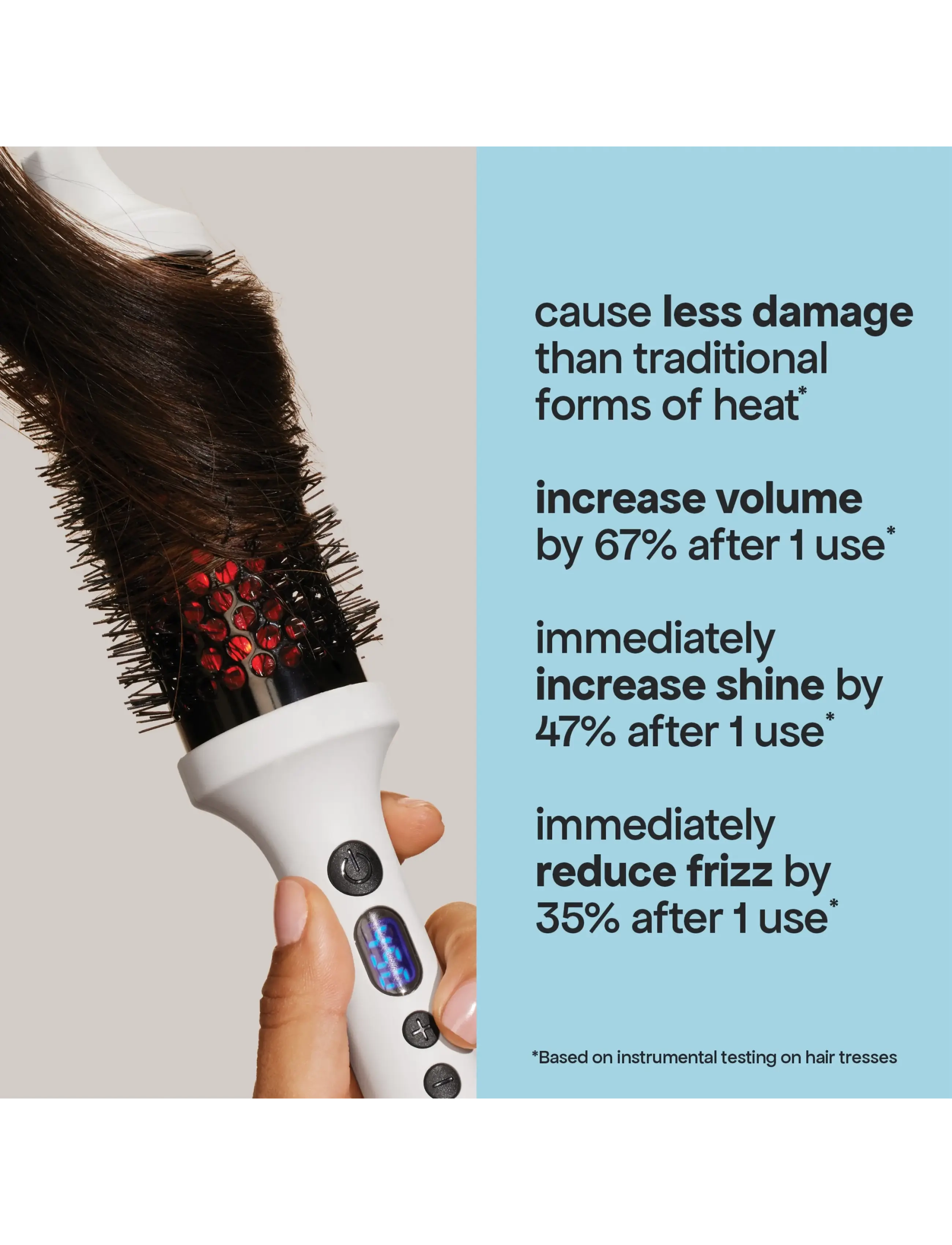 Bondi Boost - Infrared Bounce Brush - varmebørster - clear - 5