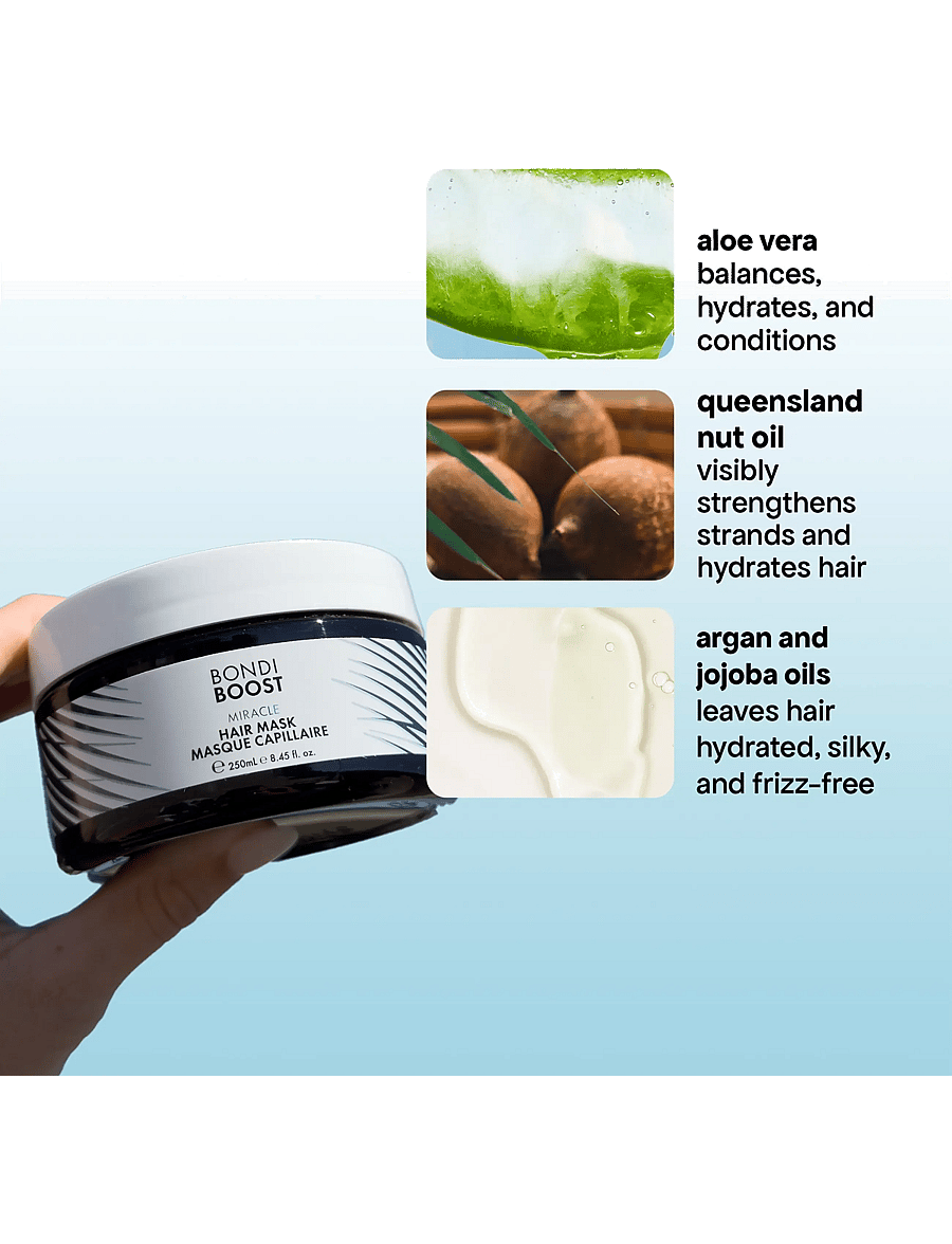 Bondi Boost - HG Miracle Hair Mask - hårinpackning - clear - 3
