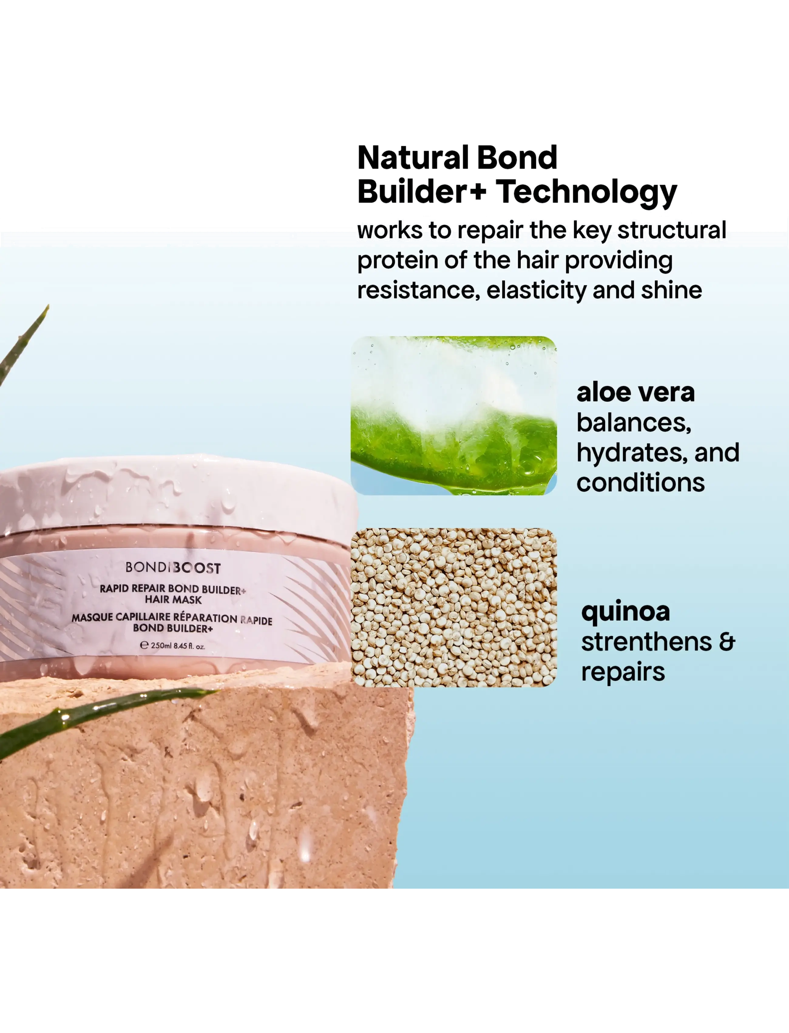 Bondi Boost - Rapid Repair Bond Builder Hair Mask - clear - 2