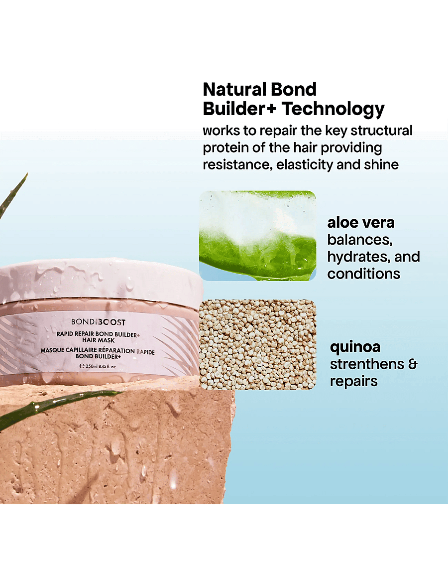 Bondi Boost - Rapid Repair Bond Builder Hair Mask - hårinpackning - clear - 2