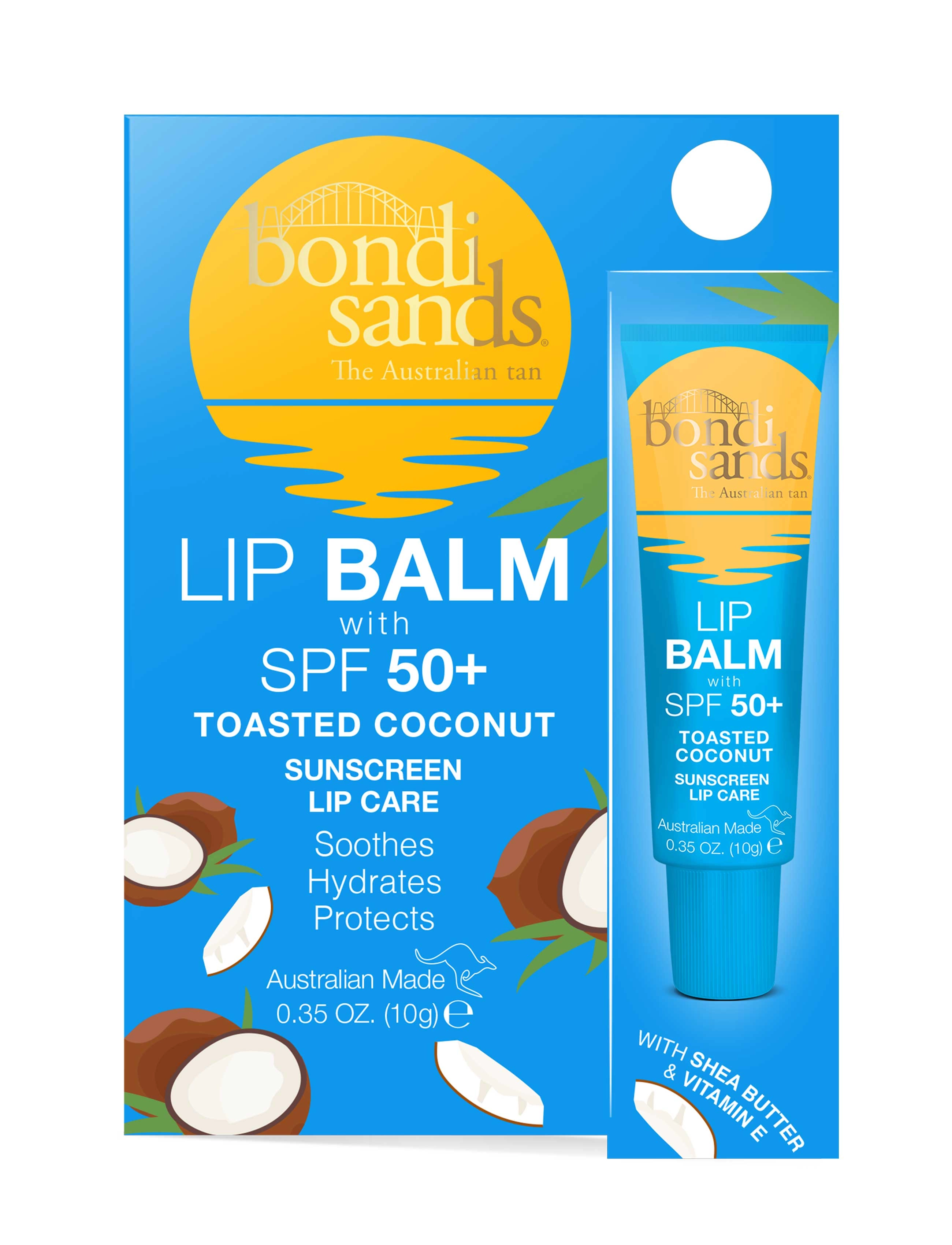 Bondi Sands - SPF 50+ Lip Balm Coconut - fyrir varir - no colour - 1