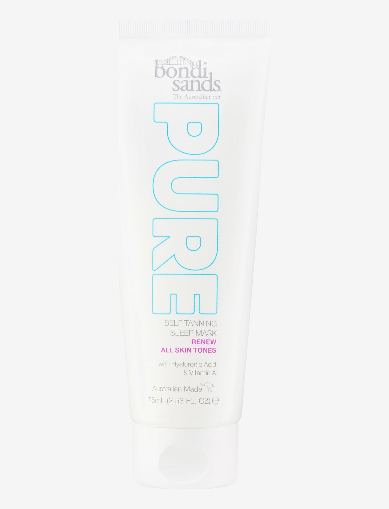 Bondi Sands - Pure Self Tanning Sleep Mask Renew (Vit A) - brun utan sol - n/a - 0