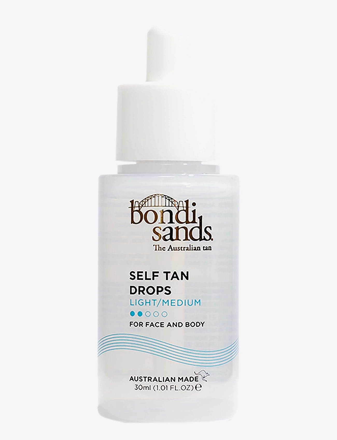 Bondi Sands Face Drops Light/Medium, 30 ml, Multi/patterned, Selvbrunere > Dråber, Dame