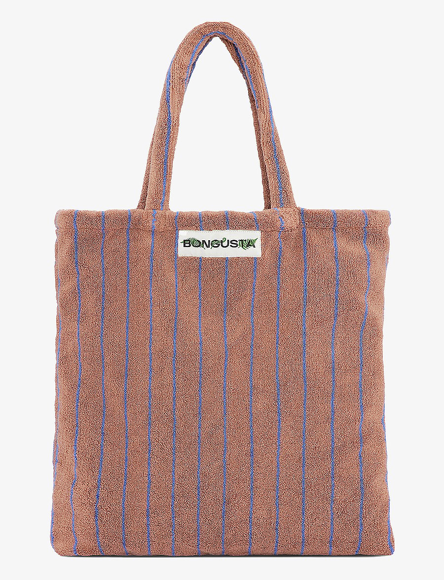 Bongusta - Naram Totebag - tote bags - camel & ultramarine - 0