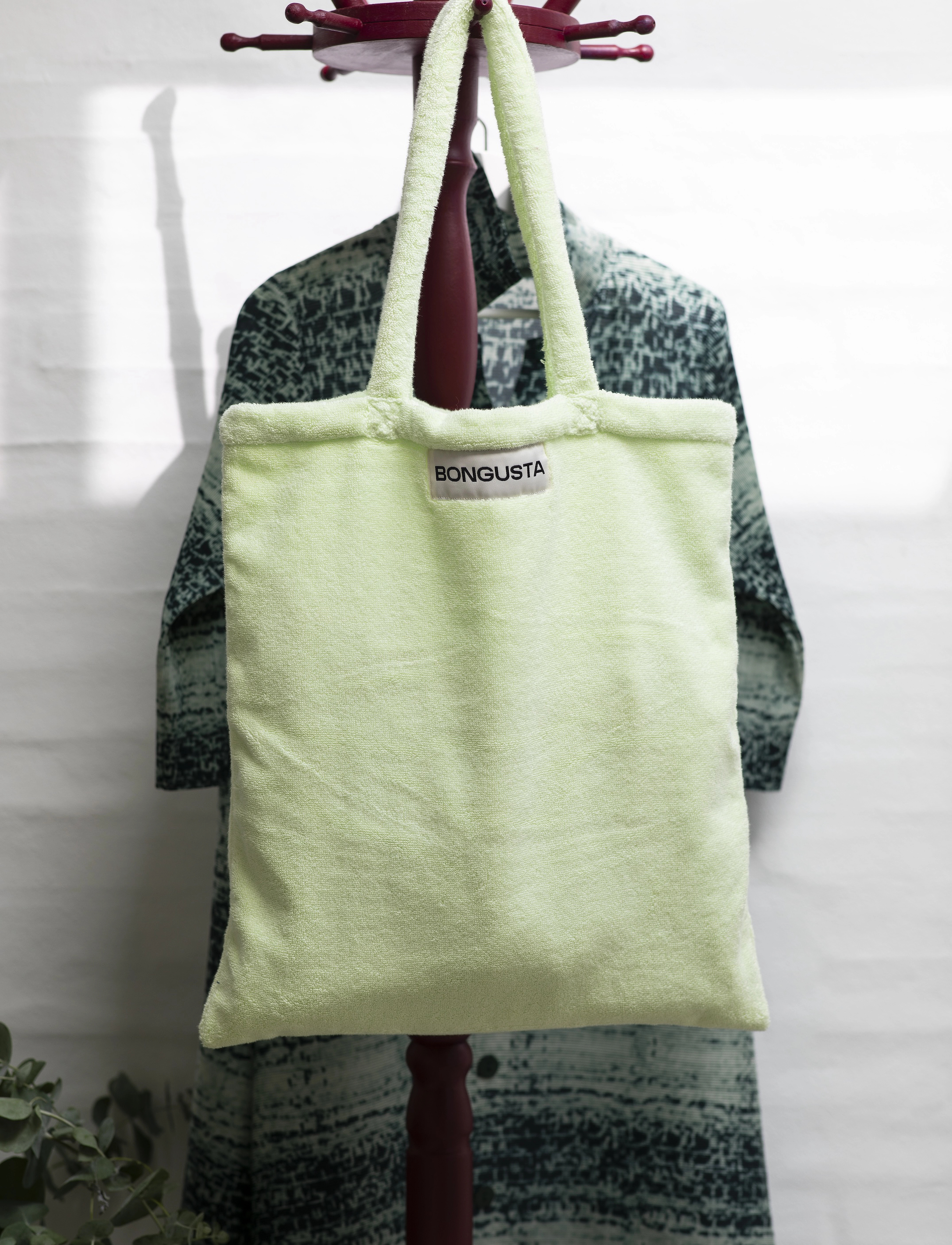 Bongusta Naram Totebag, 45X 50 cm, Green, Tasker > Totes, Dame