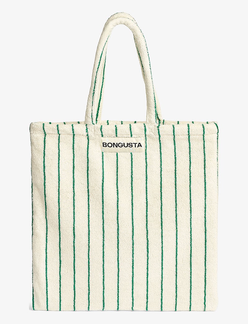 Bongusta - Naram Totebag - tote-stiilis kotid - pure white & grass - 1