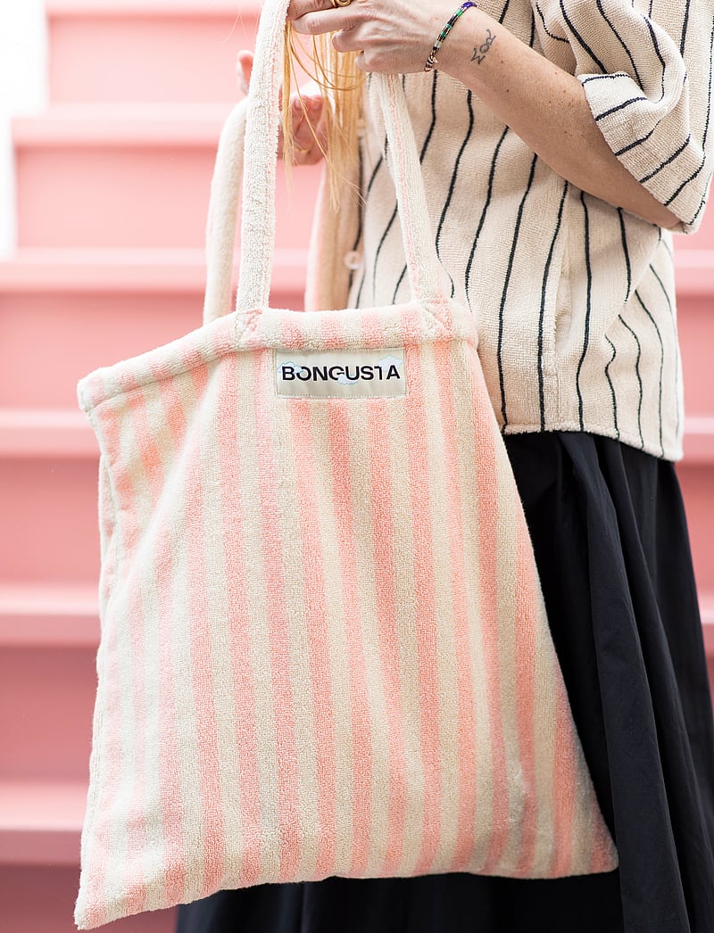 Bongusta - Naram Totebag - tote bags - tropical & creme - 0