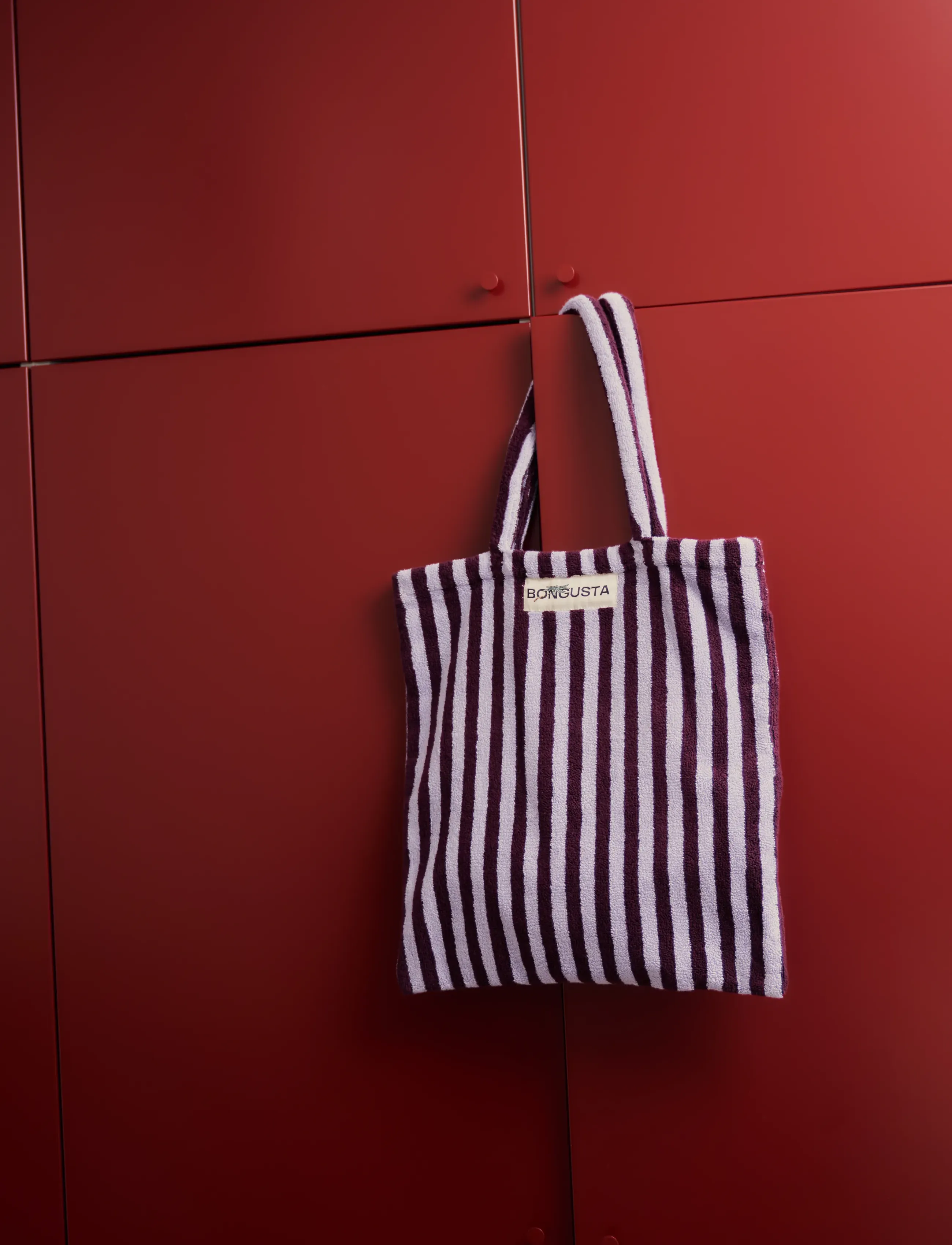 Bongusta - Naram Totebag - tote bags - wine & lavender blue - 2