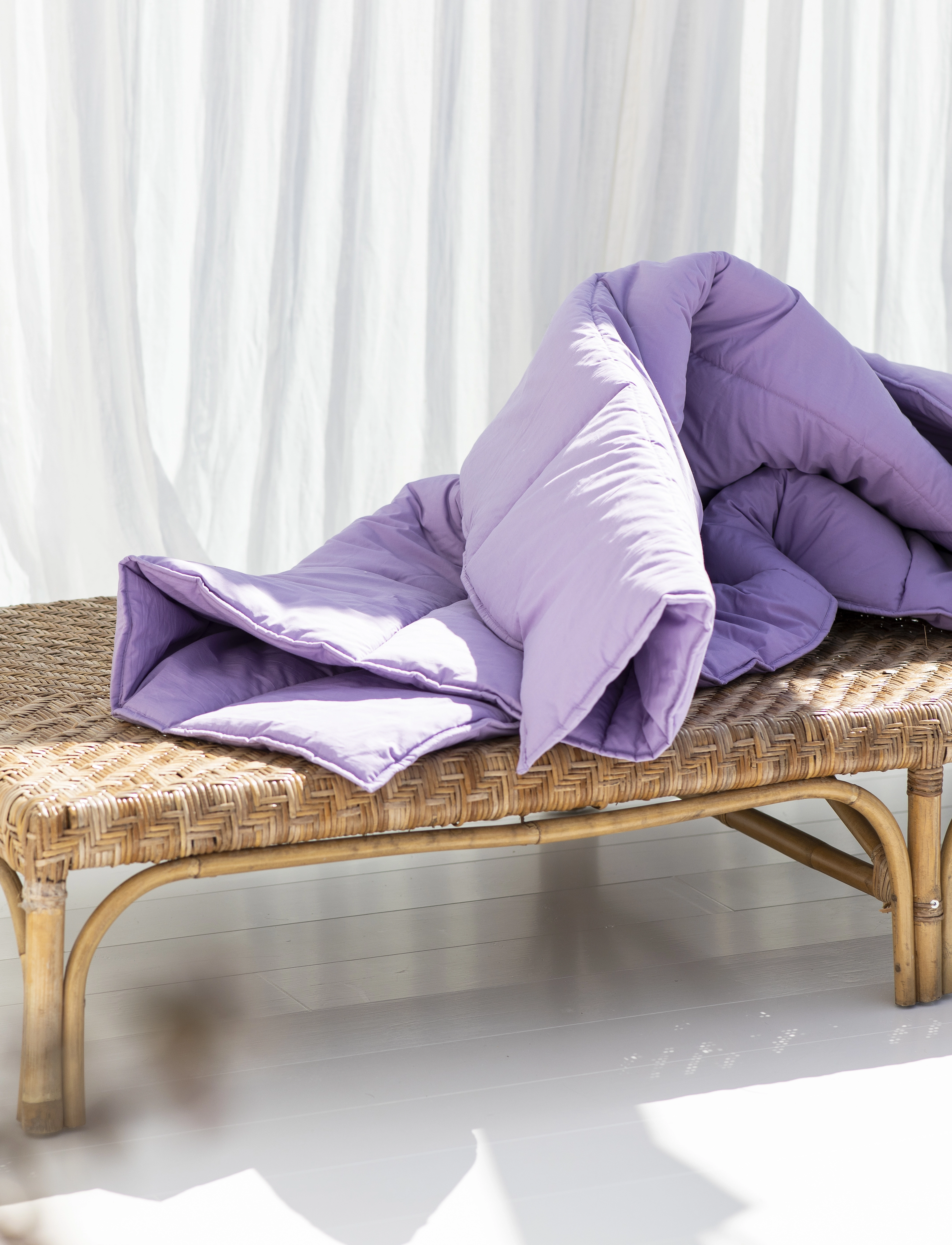 Bongusta - Puffy Blanket - utendørstekstiler - lavender - 2