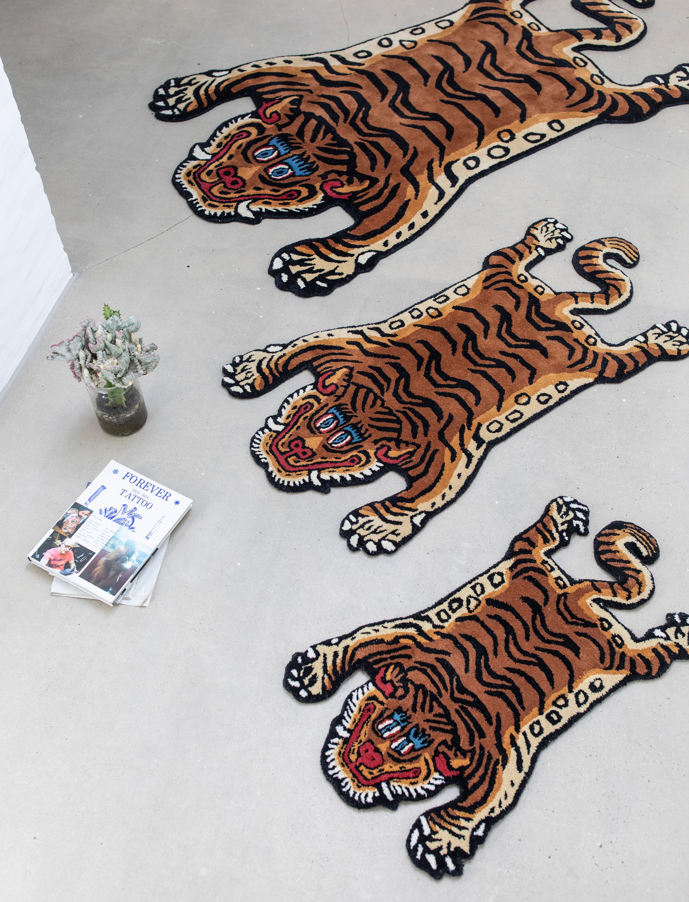 Bongusta - Tiger Rug Large - asymmetriske tæpper - multi - 3