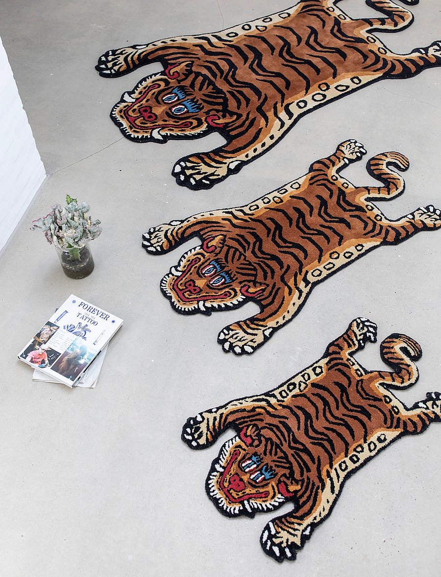 Bongusta - Tiger Rug Large - asymmetrische teppiche - multi - 3