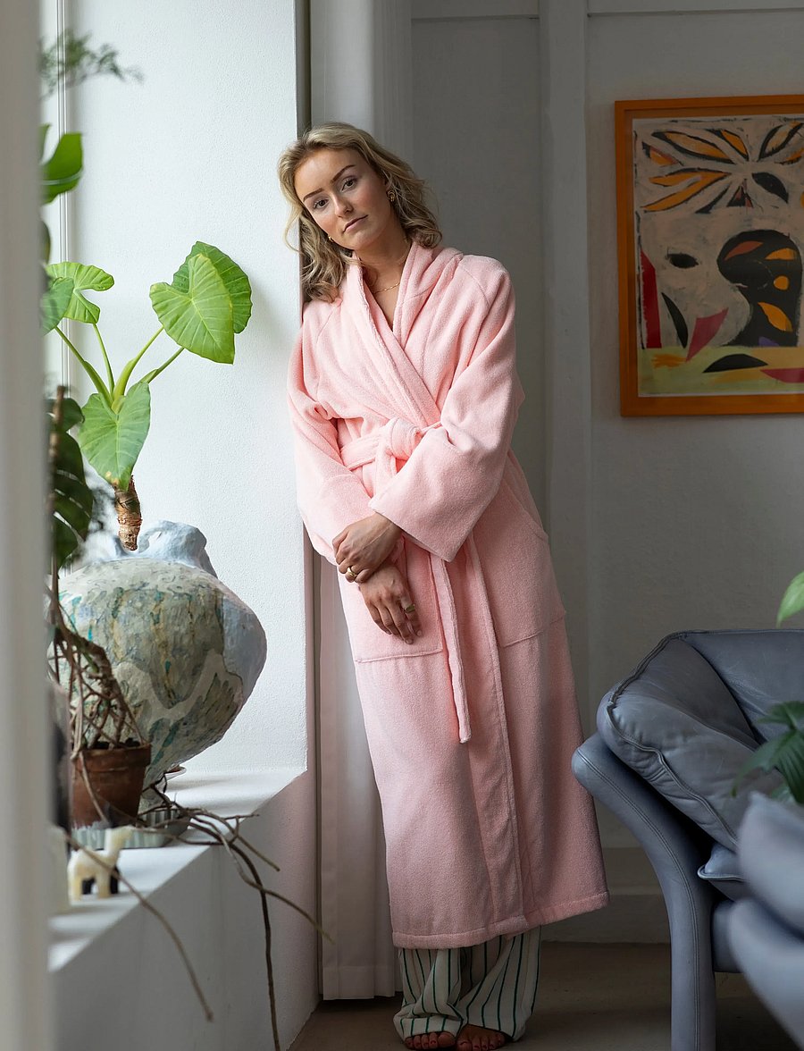 Bongusta - Naram Bathrobe - osta hinna alusel - blush - 2
