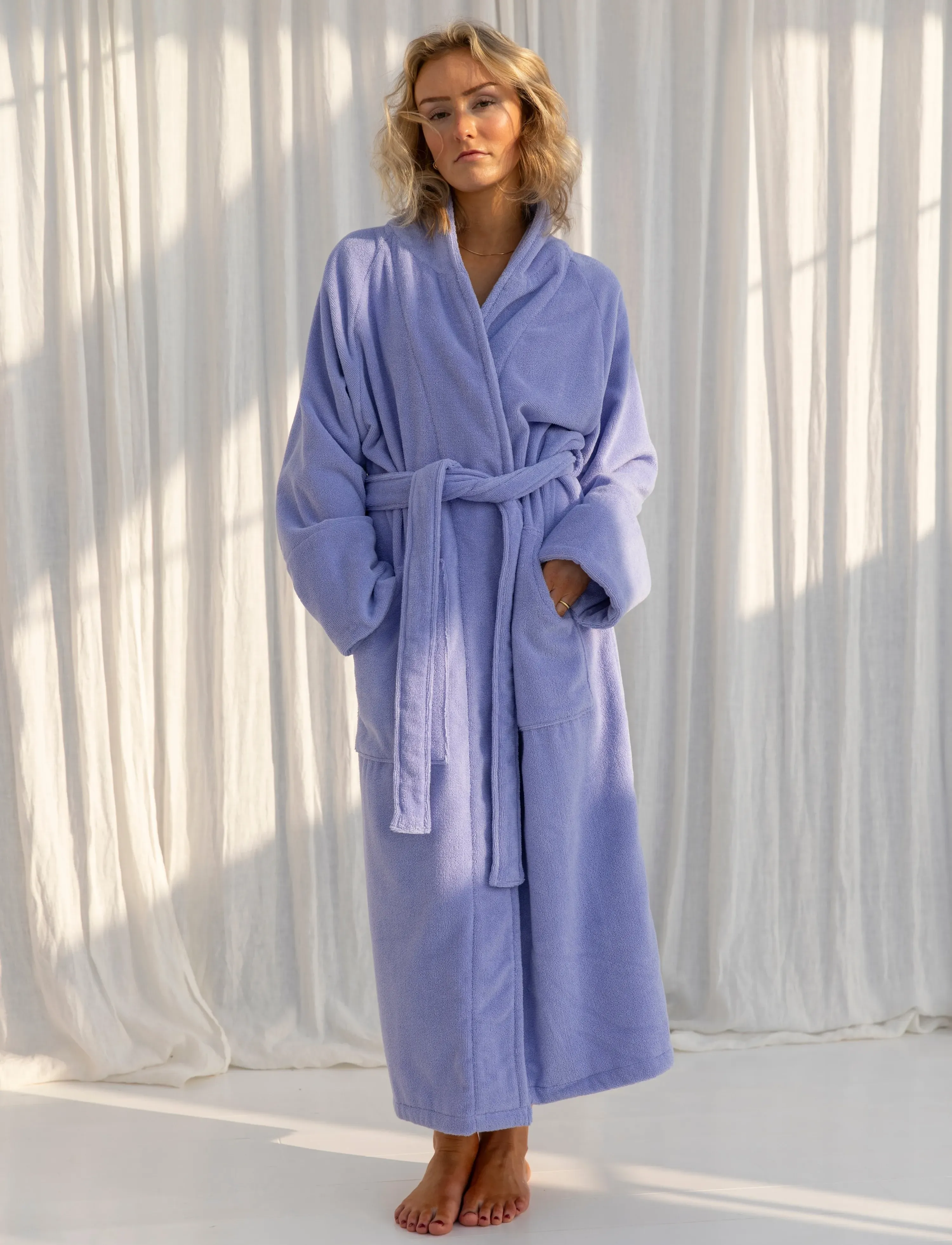 Bongusta Naram Bathrobe, S/M, Bathroom Textiles, Lila - Robes, Frauen