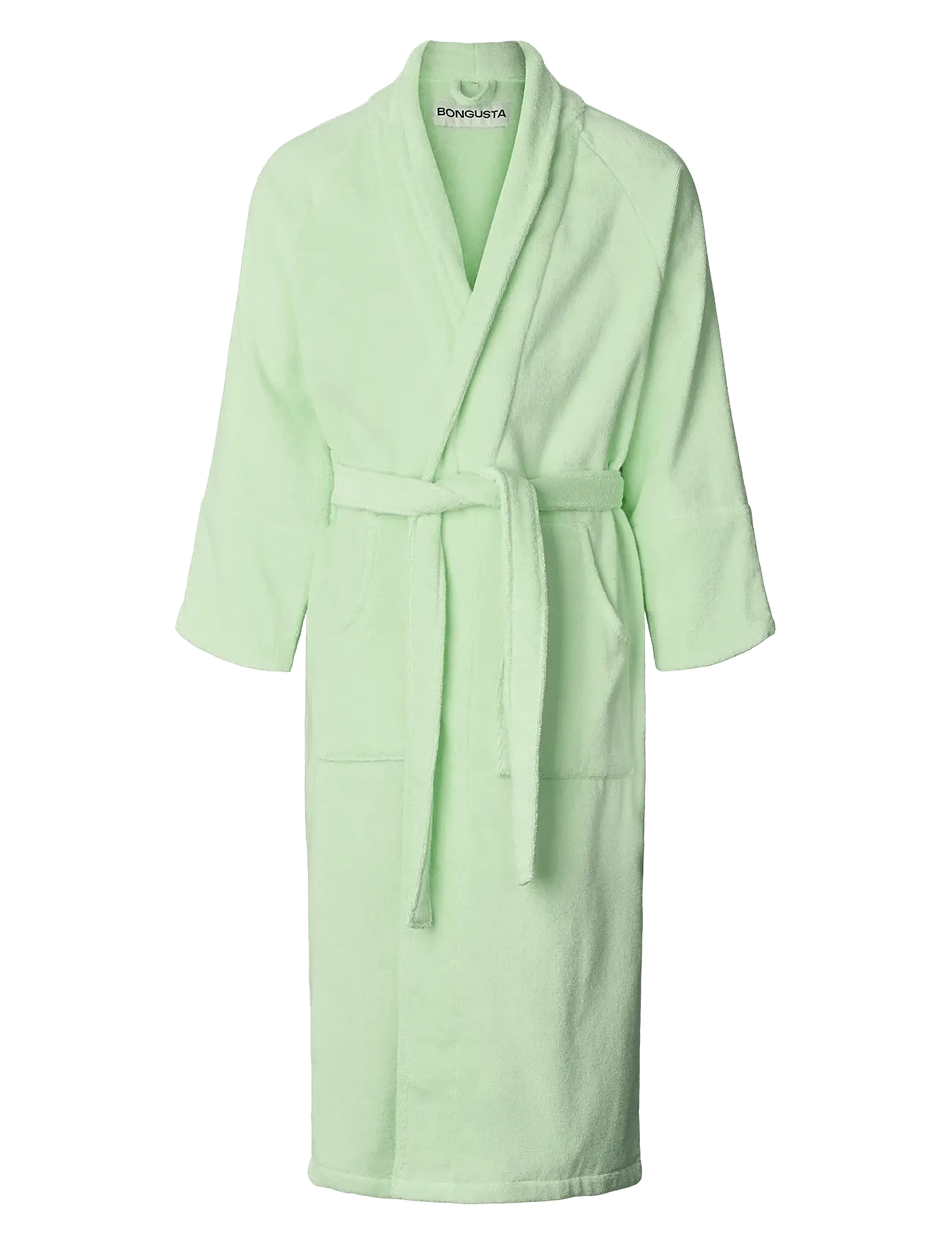 Bongusta Naram Bathrobe, Morgenkåbe, Grøn, Str: L/XL