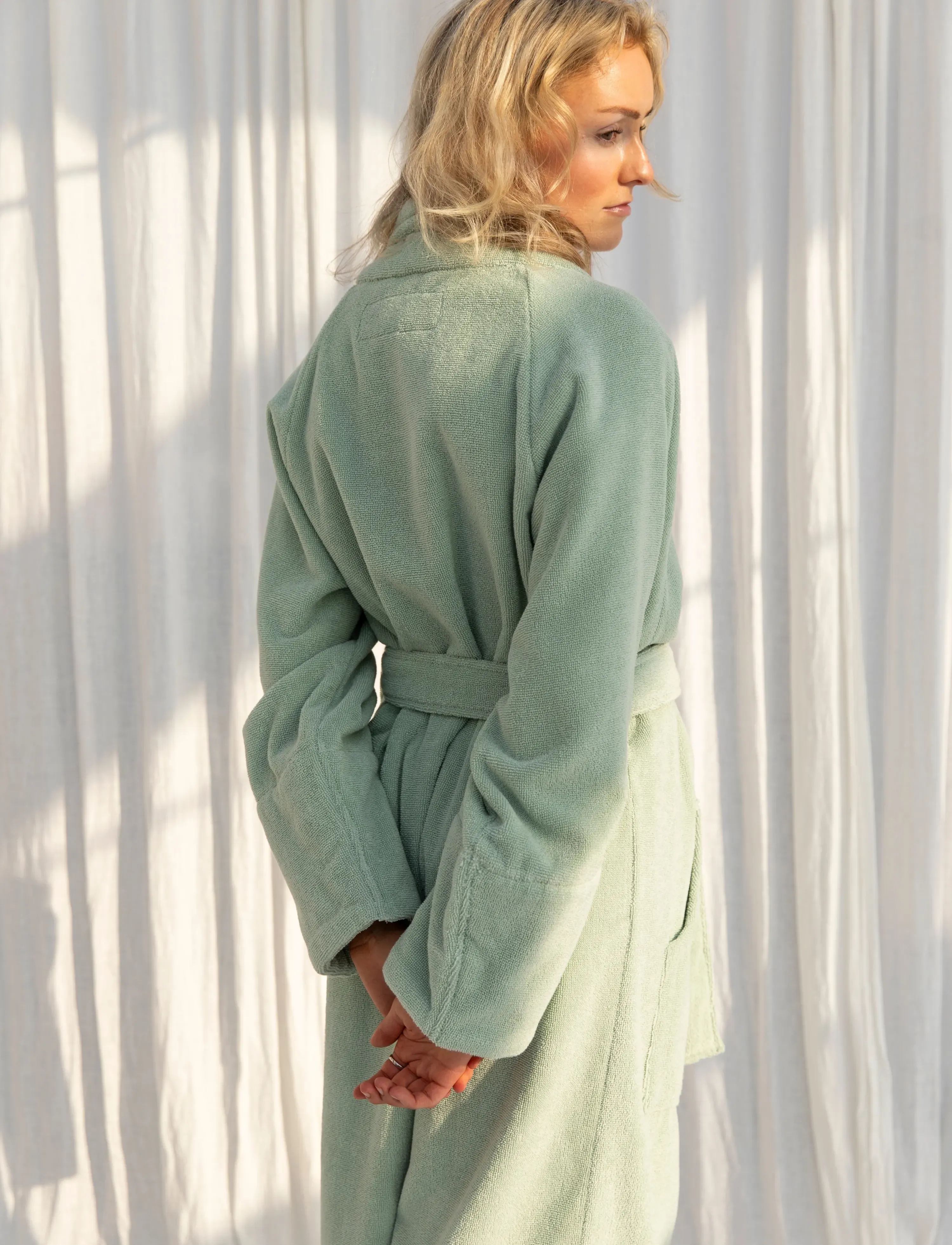 Bongusta - Naram Bathrobe - nach preis einkaufen - silver sage - 2