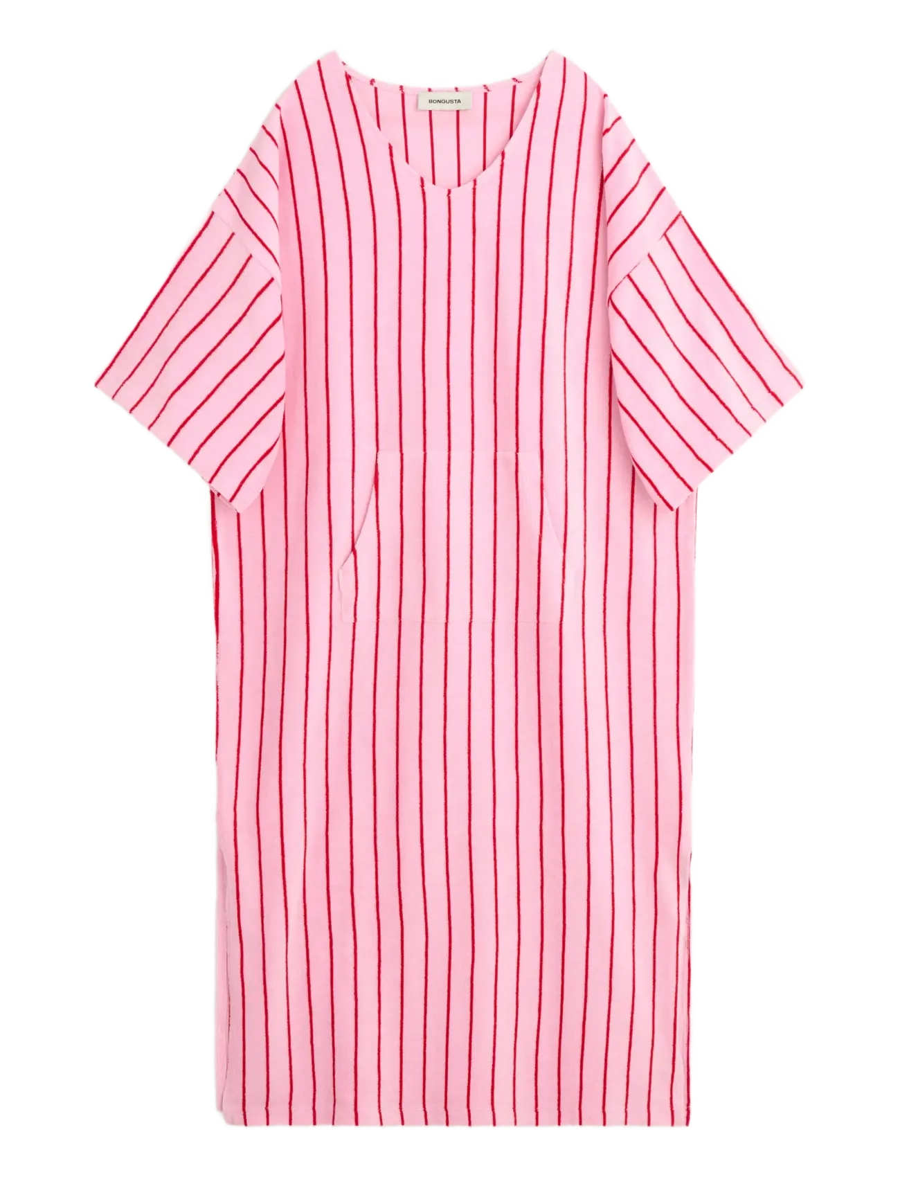 Bongusta Naram Kaftan Dress - Bademäntel - BABY PINK & SKI PATROL / pink/rose