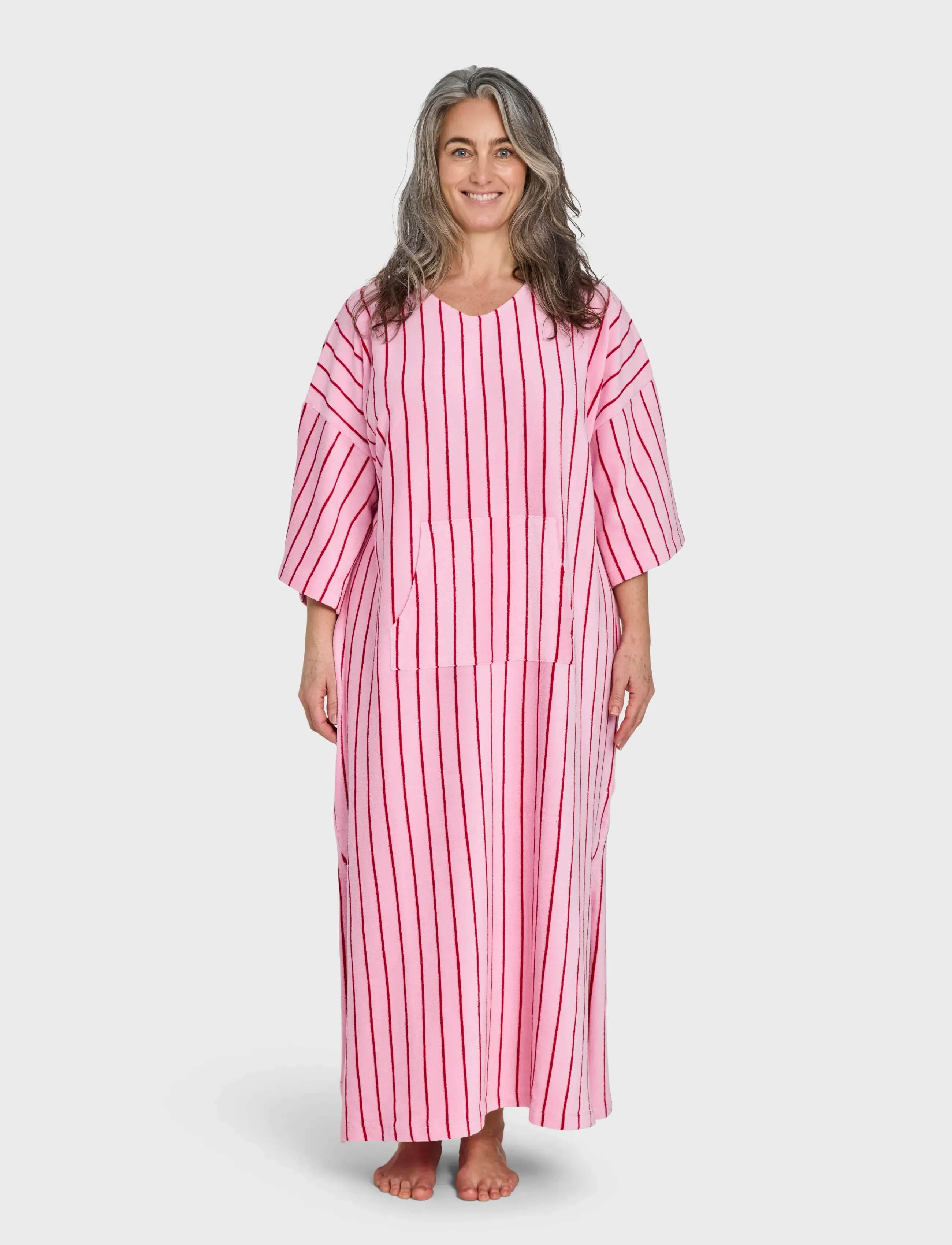 Bongusta Naram Kaftan Dress, L/XL, Pink, Tekstiler Til Badeværelset > Badekåber, Unisex