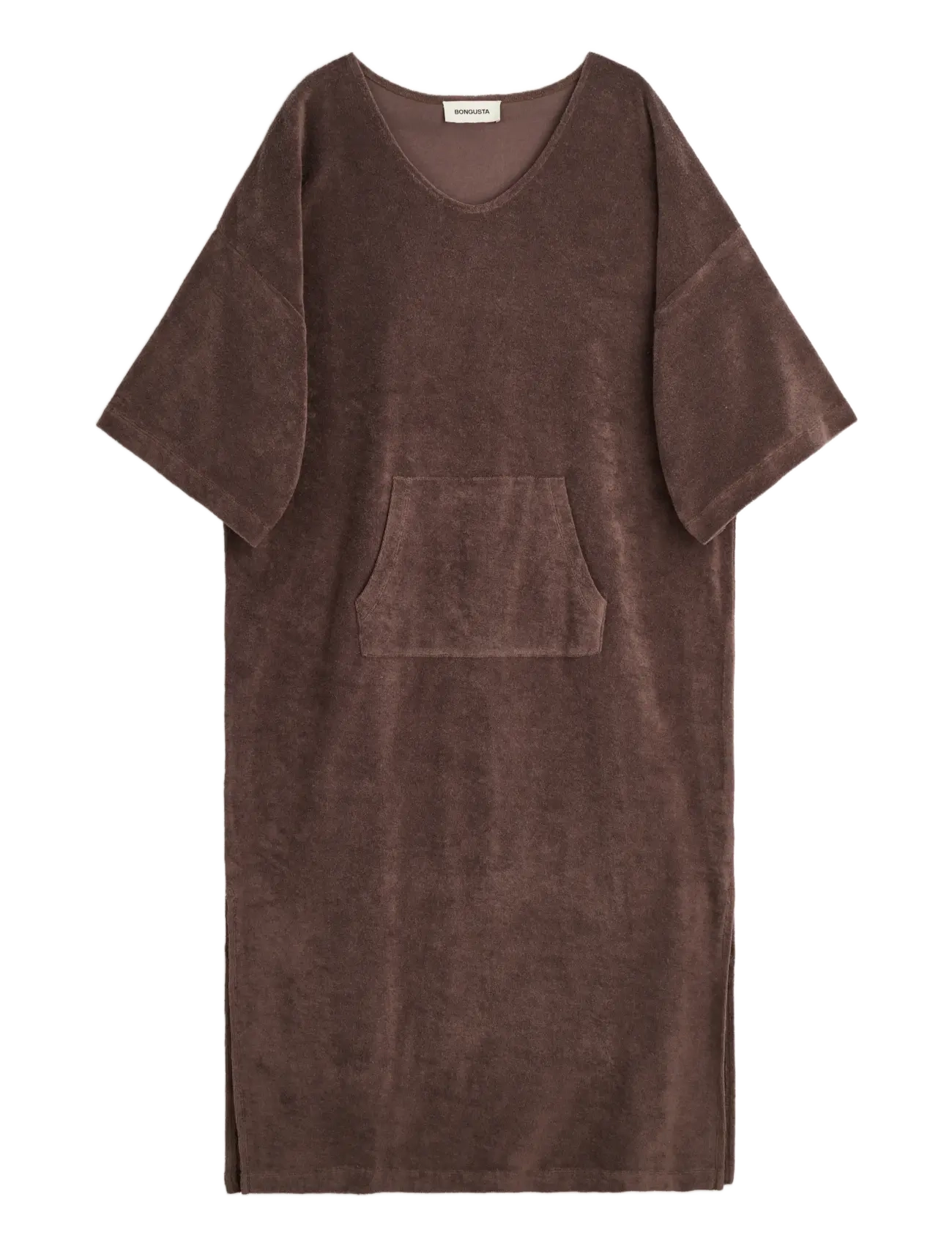 Bongusta Naram Kaftan Dress, Morgenkåbe, Brun, Str: L/XL