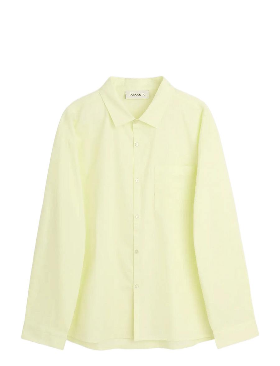 Bongusta - Sahej Long Sleeve Shirt - long-sleeved shirts - lemon sorbet - 1