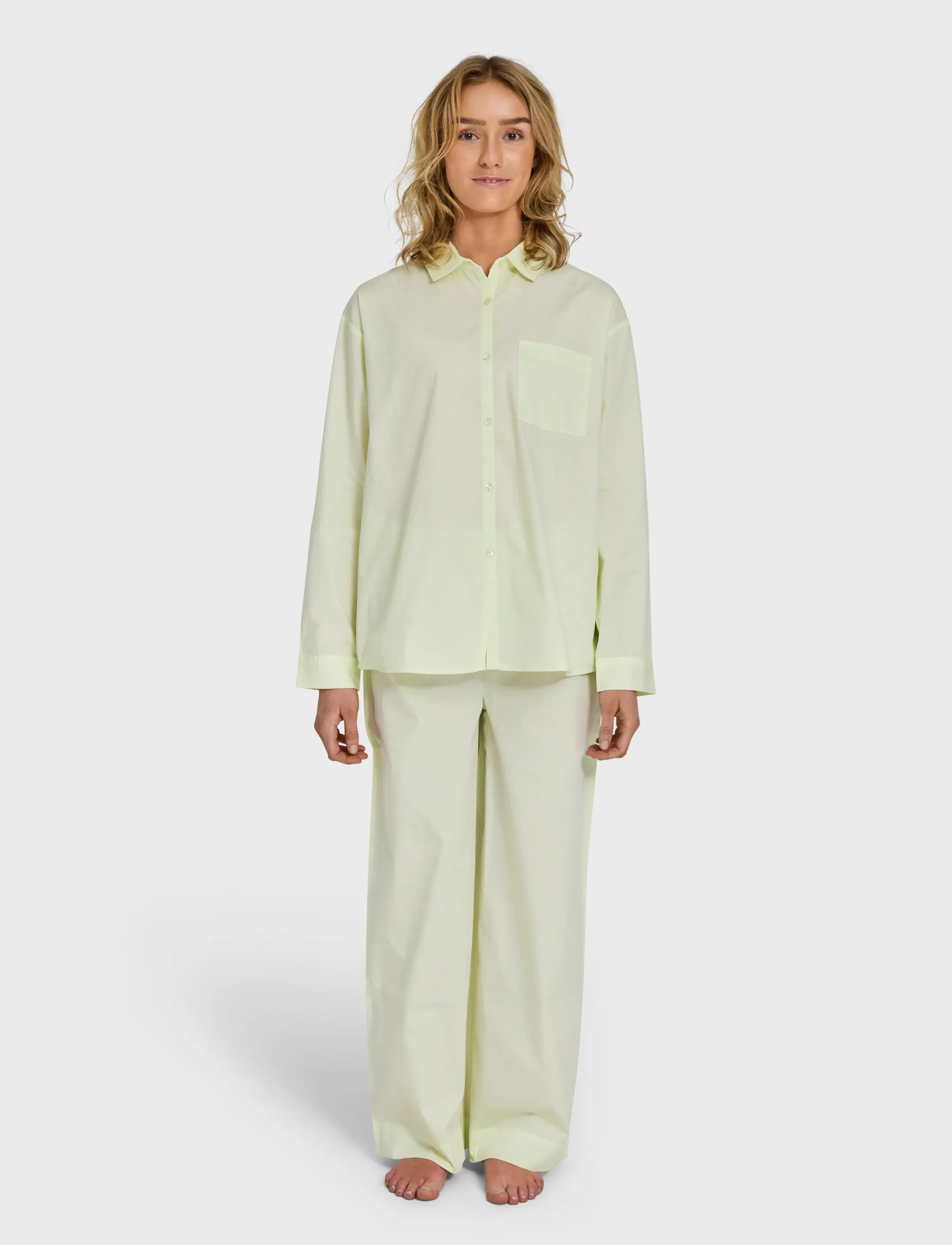 Bongusta Sahej Long Sleeve Shirt, M, Shirts, Gelb - Long-sleeved, Frauen