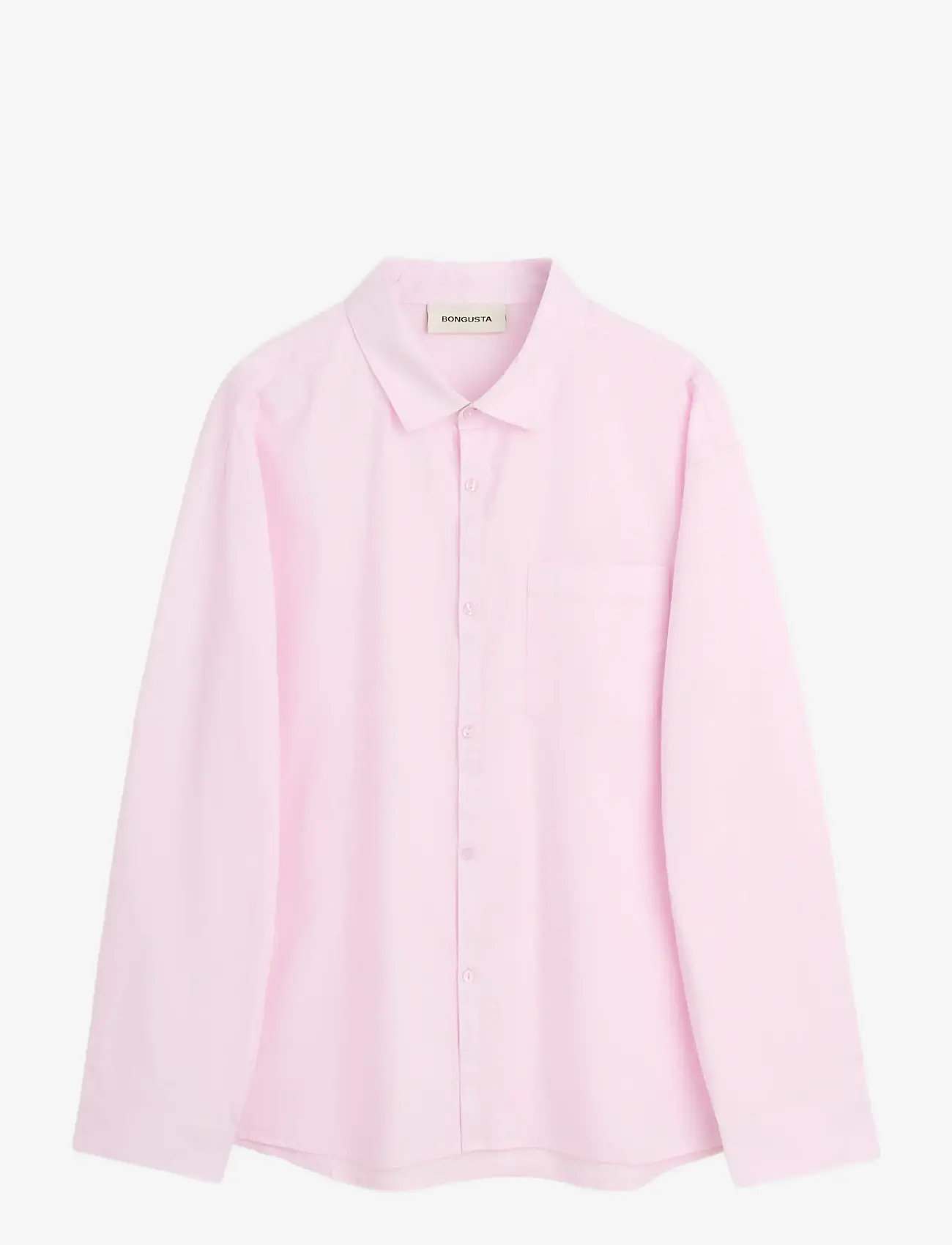 Bongusta - Sahej Long Sleeve Shirt - langærmede skjorter - lilac snow - 1