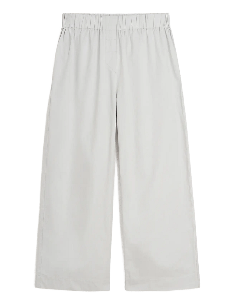 Bongusta - Sahej Pants - hosen mit weitem bein - grey - 1