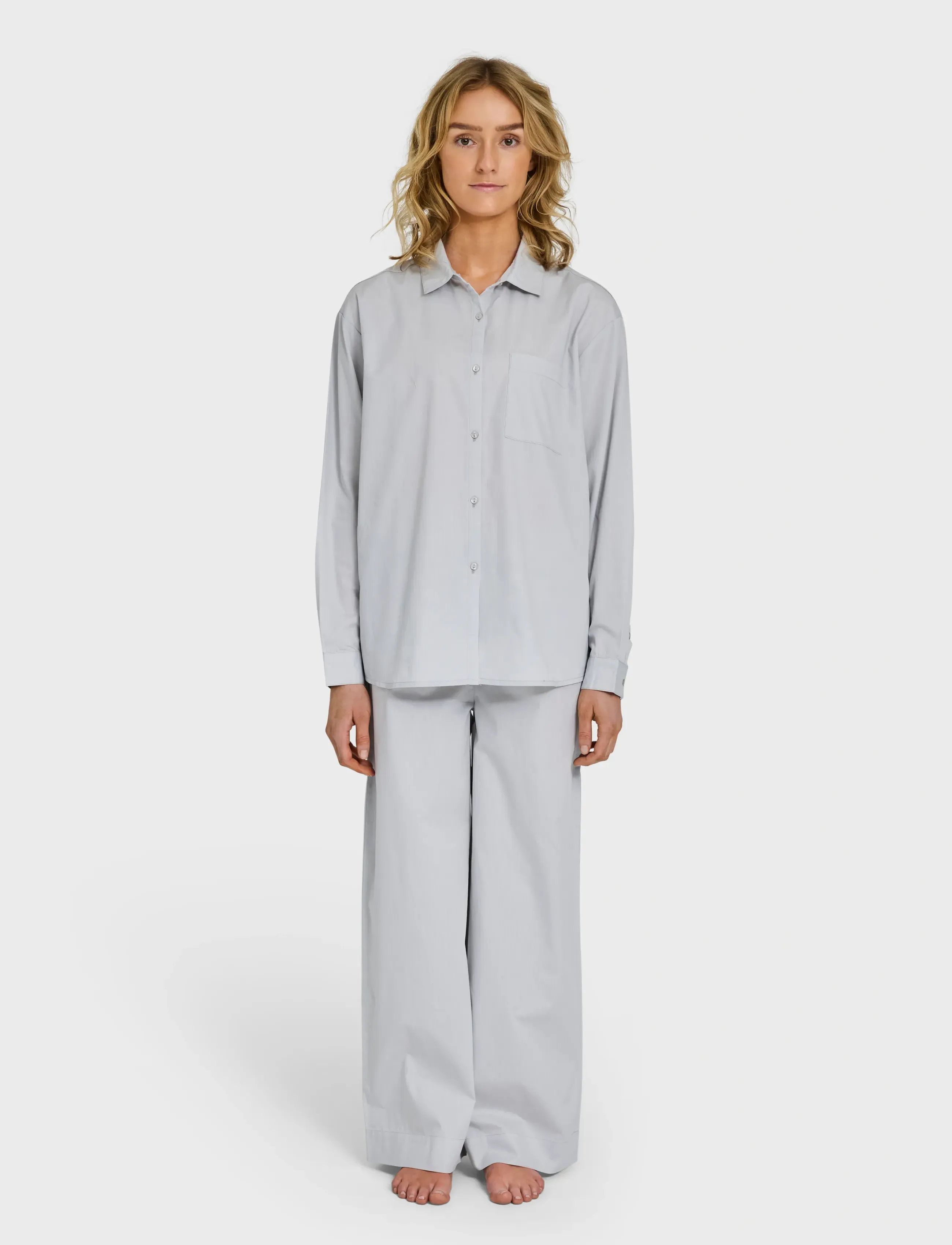 Bongusta Sahej Pants, L, Grey, Bukser > Brede Ben, Dame
