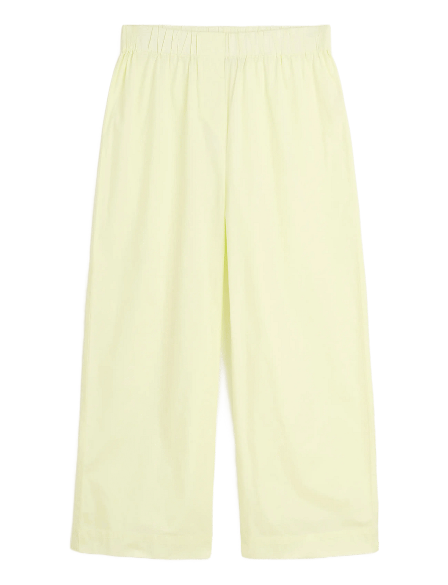 Bongusta - Sahej Pants - hosen mit weitem bein - lemon sorbet - 1
