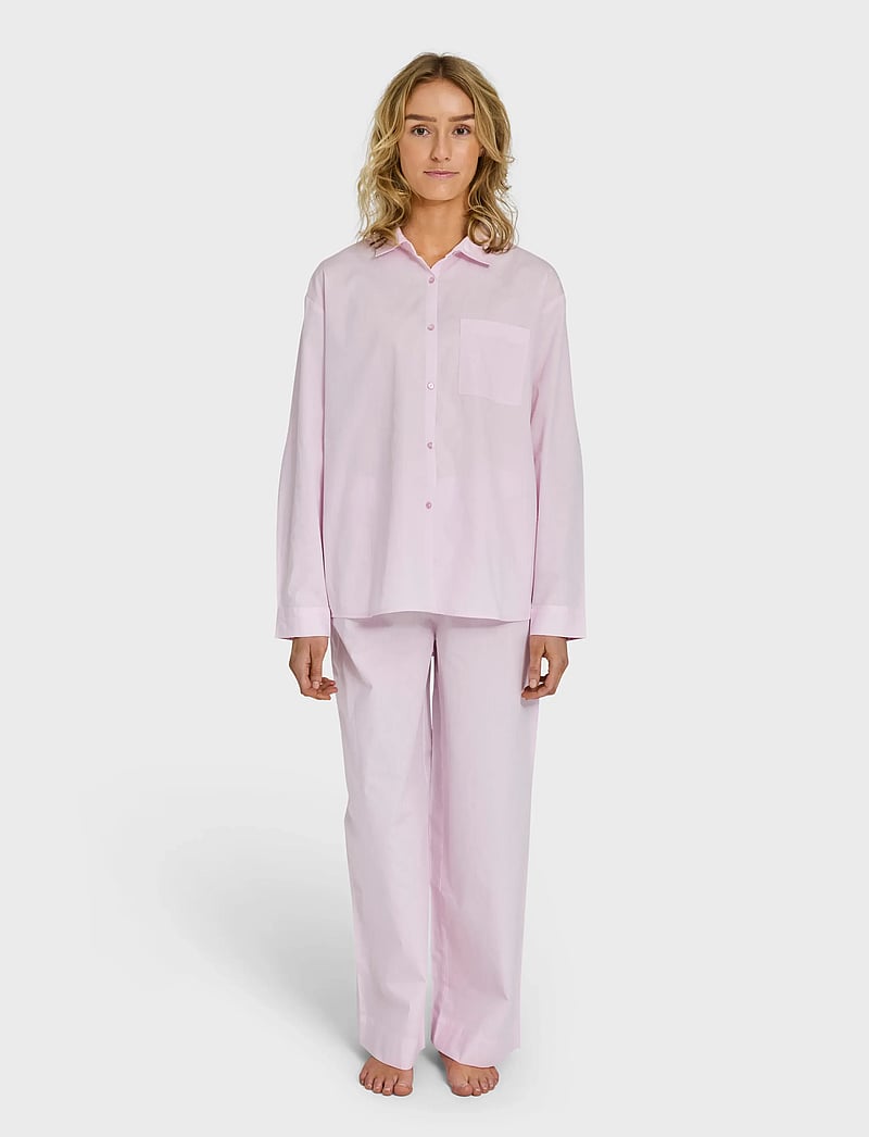 Bongusta - Sahej Pants - hosen mit weitem bein - lilac snow - 0