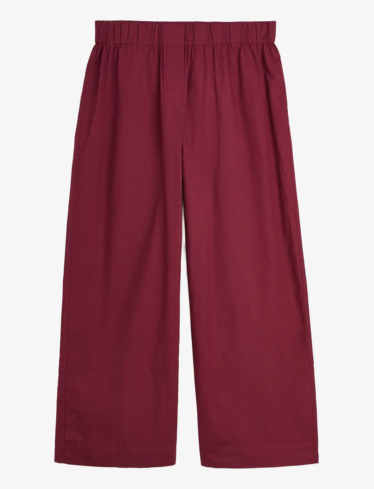 Bongusta - Sahej Pants - hosen mit weitem bein - wine - 1